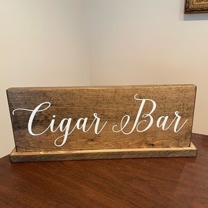 Cigar bar sign